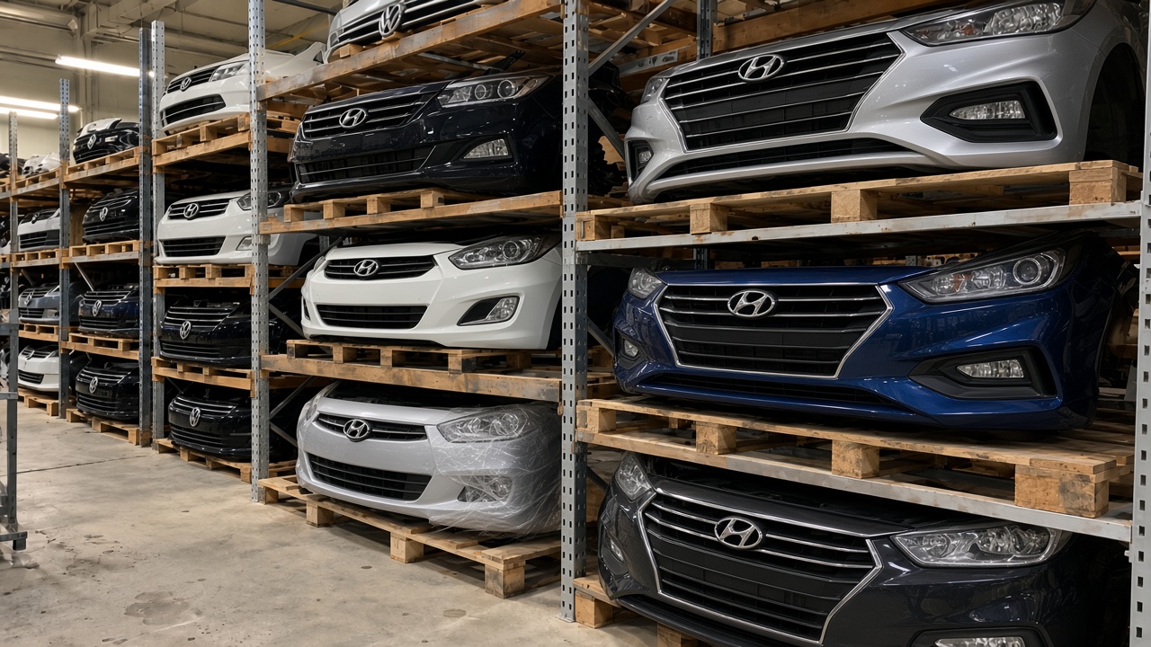 Складские бамперы на Hyundai